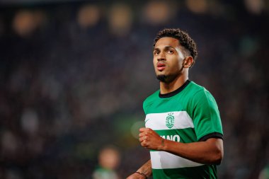 Liga Portekiz maçında Marcus Edwards, Sporting CP ile FC Porto, Estadio Jose Alvalade, Lizbon, Portekiz arasında 23 / 24 maç oynadı. (Maciej Rogowski)