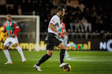 Zach Muscat, Liga Portugal maçında SC Farense ile CF Estrela Amadora, Estadio de Sao Luis, Faro, Portekiz arasında 23 / 24 maç yaptı. (Maciej Rogowski)