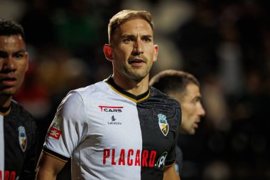 Portekiz Ligi maçında Goncalo Silva SC Farense ile CF Estrela Amadora, Estadio de Sao Luis, Faro, Portekiz arasında 23 / 24 maç oynadı. (Maciej Rogowski)
