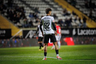 Liga Portekiz maçında Bachir Belloumi SC Farense ile CF Estrela Amadora, Estadio de Sao Luis, Faro, Portekiz arasında 23 / 24 maç oynadı. (Maciej Rogowski)