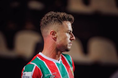 Liga Portekiz maçında Jean Filipe, SC Farense ile CF Estrela Amadora, Estadio de Sao Luis, Faro, Portekiz arasında 23 / 24 maç oynadı. (Maciej Rogowski)