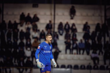 Liga Portekiz maçında Ricardo Velho, SC Farense ile CF Estrela Amadora, Estadio de Sao Luis, Faro, Portekiz arasında 23 / 24 maç oynadı. (Maciej Rogowski)