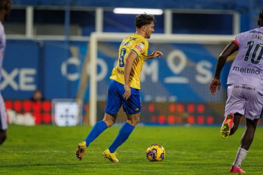 Rodrigo Nascimento, Liga Portekiz maçında GD Estoril Praia ile GD Chaves arasında Estadio Antonio Coimbra da Mota, Estoril, Lizbon, Portekiz 'de oynanan 23 / 24 maçında. (Maciej Rogowski)