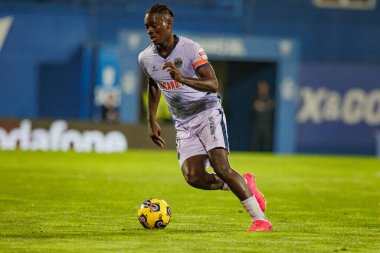 Rodrigo Nascimento, Liga Portekiz maçında GD Estoril Praia ile GD Chaves arasında Estadio Antonio Coimbra da Mota, Estoril, Lizbon, Portekiz 'de oynanan 23 / 24 maçında. (Maciej Rogowski)