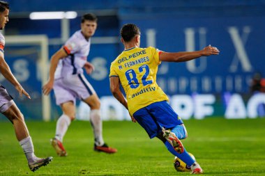 Rodrigo Nascimento, Liga Portekiz maçında GD Estoril Praia ile GD Chaves arasında Estadio Antonio Coimbra da Mota, Estoril, Lizbon, Portekiz 'de oynanan 23 / 24 maçında. (Maciej Rogowski)