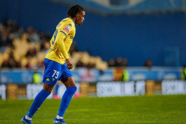 Rodrigo Nascimento, Liga Portekiz maçında GD Estoril Praia ile GD Chaves arasında Estadio Antonio Coimbra da Mota, Estoril, Lizbon, Portekiz 'de oynanan 23 / 24 maçında. (Maciej Rogowski)