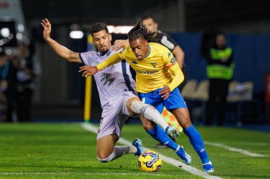 Rodrigo Nascimento, Liga Portekiz maçında GD Estoril Praia ile GD Chaves arasında Estadio Antonio Coimbra da Mota, Estoril, Lizbon, Portekiz 'de oynanan 23 / 24 maçında. (Maciej Rogowski)