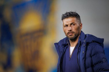 Rodrigo Nascimento, Liga Portekiz maçında GD Estoril Praia ile GD Chaves arasında Estadio Antonio Coimbra da Mota, Estoril, Lizbon, Portekiz 'de oynanan 23 / 24 maçında. (Maciej Rogowski)