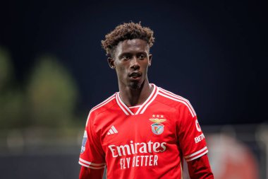 Gerson Sousa, Liga Portugal 2 Sabseg maçında 23 / 24 SL Benfica B ve CD Nacional arasında Benfica Campus, Seixal, Lizbon, Portekiz 'de oynandı. (Maciej Rogowski)