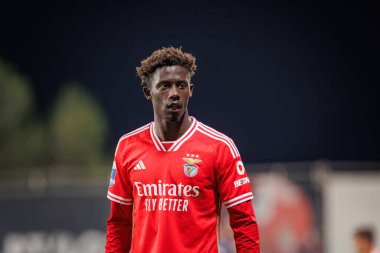 Gerson Sousa, Liga Portugal 2 Sabseg maçında 23 / 24 SL Benfica B ve CD Nacional arasında Benfica Campus, Seixal, Lizbon, Portekiz 'de oynandı. (Maciej Rogowski)