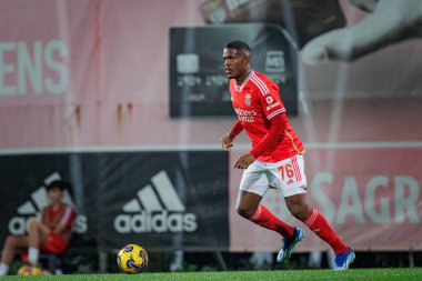 Liga Portekiz 2 Sabseg maçında Gustavo Marques SL Benfica B ve CD Nacional arasında Benfica Campus, Seixal, Lizbon, Portekiz 'de oynandı. (Maciej Rogowski)