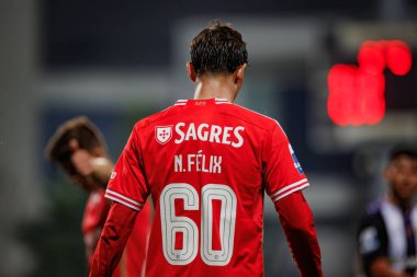 Nuno Felix, Liga Portugal 2 Sabseg maçında SL Benfica B ve CD Nacional arasında Benfica Campus, Seixal, Lizbon, Portekiz 'de oynanan 23 / 24 maçında. (Maciej Rogowski)