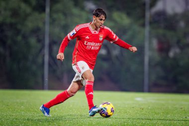 Nuno Felix, Liga Portugal 2 Sabseg maçında SL Benfica B ve CD Nacional arasında Benfica Campus, Seixal, Lizbon, Portekiz 'de oynanan 23 / 24 maçında. (Maciej Rogowski)