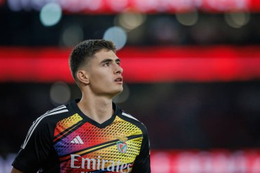Antonio Silva, Portekiz 'in başkenti Lizbon' daki Estadio Da Luz 'da SL Benfica ile FC Famalicao arasında oynanan 23 / 24' lük maçta oynadı. (Maciej Rogowski)