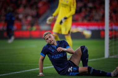 Theo Fonseca Taca de Portugal maçında SL Benfica ile FC Famalicao arasında oynanan 23 / 24 'lük dördüncü tur maçında Estadio Da Luz, Lizbon, Portekiz' de. (Maciej Rogowski)