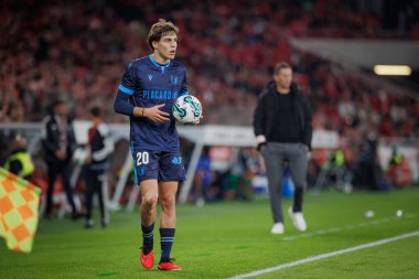 Portekiz 'in başkenti Lizbon' da oynanan Taca de Portugal maçında Gustavo Sa, SL Benfica ile FC Famalicao arasında oynanan 4. (Maciej Rogowski)