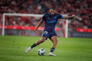 Taca de Portugal maçında Nathan Santos SL Benfica ile FC Famalicao arasında oynanan 23 / 24 'lük dördüncü tur maçında Estadio Da Luz, Lizbon, Portekiz' de. (Maciej Rogowski)