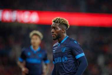 Portekiz 'deki Taca de Portugal maçında Puma Rodriguez, SL Benfica ve FC Famalicao arasında oynanan 23 / 24' lük dördüncü tur maçında Estadio Da Luz, Lizbon 'da oynandı. (Maciej Rogowski)