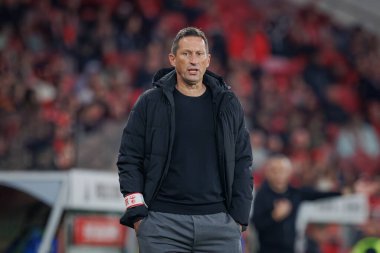 Roger Schmidt Taca de Portugal maçında SL Benfica ile FC Famalicao arasında oynanan 23 / 24 'lük dördüncü tur maçında Estadio Da Luz, Lizbon, Portekiz' de. (Maciej Rogowski)