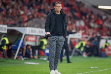 Roger Schmidt Taca de Portugal maçında SL Benfica ile FC Famalicao arasında oynanan 23 / 24 'lük dördüncü tur maçında Estadio Da Luz, Lizbon, Portekiz' de. (Maciej Rogowski)