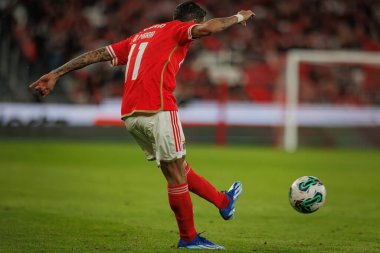 SL Benfica ile FC Famalicao arasında oynanan Taca de Portugal 23 / 24 turu sırasında Estadio Da Luz, Lizbon, Portekiz 'de oynandı. (Maciej Rogowski)