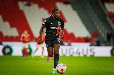 Nicole Anyomi UEFA Kadınlar Ligi 'nde SL Benfica ve Eintracht Frankfurt arasında oynanan 23 / 24 maçında Estadio Da Luz, Lizbon, Portekiz' de. (Maciej Rogowski)