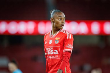 Marta Cintra UEFA Kadınlar Ligi sırasında SL Benfica ve Eintracht Frankfurt arasında oynanan 23 / 24 maçında Estadio Da Luz, Lizbon, Portekiz 'de. (Maciej Rogowski)