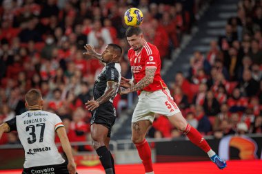 David Pastor, Liga Portekiz maçında Morato SL Benfica ve SC Farense arasında Estadio Da Luz, Lizbon, Portekiz 'de oynandı. (Maciej Rogowski)