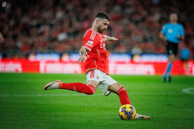 Portekiz Ligi maçında Rafa Silva SL Benfica ve SC Farense arasında Estadio Da Luz, Lizbon, Portekiz 'de oynanan 23 / 24' lük maçta. (Maciej Rogowski)