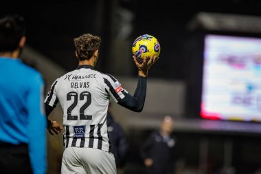 Filipe Relvas Liga Portekiz maçında Portimonense SC ile Portekiz 'in Portimao şehrindeki Estadio Municipal de Portimao' da SC Farense arasında 23 / 24 maç yaptı. (Maciej Rogowski)