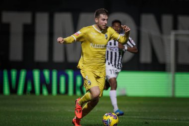 Fran Delgado, Liga Portekiz maçında Portimonense SC ve Portimao, Portekiz 'deki Estadio Municipal de Portimao' da SC Farense arasında 23 / 24 maç yaptı. (Maciej Rogowski)