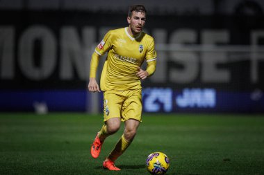 Fran Delgado, Liga Portekiz maçında Portimonense SC ve Portimao, Portekiz 'deki Estadio Municipal de Portimao' da SC Farense arasında 23 / 24 maç yaptı. (Maciej Rogowski)