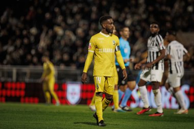 Portimonense SC ile Portimonense SC Farense arasında oynanan Liga Portekiz maçında Fabricio Isidoro, Portimao, Portekiz 'de Estadio Municipal de Portimao' da oynandı. (Maciej Rogowski)