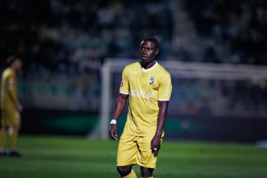 Portekiz 'in Portimonense SC ile Portekiz' in Portimao şehrindeki Estadio Municipal de Portimao 'da SC Farense arasında oynanan Liga Portekiz maçı sırasında Elves Balde. (Maciej Rogowski)