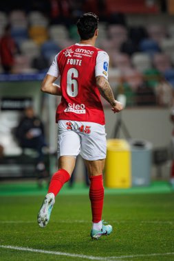 Taca Da Liga (Allianz Kupası) sırasında Jose Fonte, Estadio Municipal de Leiria - Estadio Dr. Magalhaes Pessoa, Leiria, Portekiz 'de Sporting CP ve SC Braga arasında oynanan ilk yarı final maçı oldu. (Maciej Rogowski)
