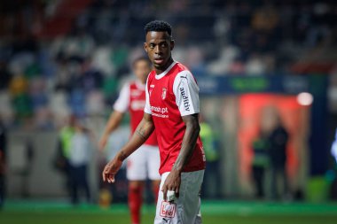 Francisco Trincao, Taca Da Liga sırasında (Allianz Kupası) Estadio Municipal de Leiria 'da Sporting CP ile SC Braga arasında oynanan ilk yarı final maçı - Estadio Dr. Magalhaes Pessoa, Leiria, Portekiz. (Maciej Rogowski)