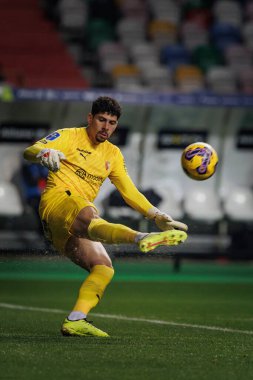 Matheus (kaleci) Taca Da Liga 'da (Allianz Kupası) Sporting CP ve Sporting Clube de Braga arasında Estadio Municipal de Leiria' da oynanan ilk yarı final maçı - Estadio Dr. Magalhaes Pessoa, Leiria, Portekiz. (Maciej Rogowski)