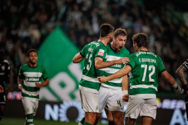 x, Liga Portekiz maçında Sporting CP ve Casa Pia AC, Estadio Jose Alvalade, Lizbon, Portekiz arasında 23 / 24. (Maciej Rogowski)