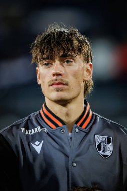 Liga Portekiz maçında Ricardo Mangas, Estadio Dom Afonso Henriques, Guimaraes, Portekiz 'de Vitoria Sport Clube ile CF Estrela Amadora arasında 23 / 24 maç oynadı. (Maciej Rogowski)