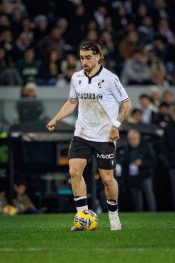 Liga Portekiz maçında Jota Silva, Estadio Dom Afonso Henriques, Guimaraes, Portekiz 'de Vitoria Sport Clube ile CF Estrela Amadora arasında 23 / 24 maç oynadı. (Maciej Rogowski)