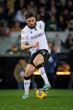 Liga Portekiz 'de Nuno Santos, Estadio Dom Afonso Henriques, Guimaraes, Portekiz' de Vitoria Sport Clube ile CF Estrela Amadora arasında oynanan 23 / 24 maçı izledi. (Maciej Rogowski)