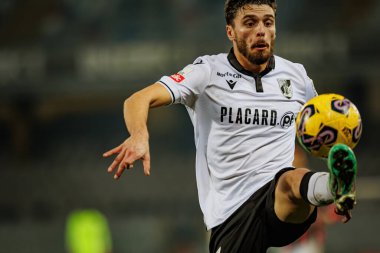 Liga Portekiz 'de Nuno Santos, Estadio Dom Afonso Henriques, Guimaraes, Portekiz' de Vitoria Sport Clube ile CF Estrela Amadora arasında oynanan 23 / 24 maçı izledi. (Maciej Rogowski)