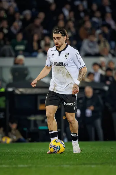 Liga Portekiz maçında Jota Silva, Estadio Dom Afonso Henriques, Guimaraes, Portekiz 'de Vitoria Sport Clube ile CF Estrela Amadora arasında 23 / 24 maç oynadı. (Maciej Rogowski)