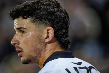 Dani Silva, Liga Portekiz maçında Vitoria Spor Kulübü ve CF Estrela Amadora arasında Estadio Dom Afonso Henriques, Guimaraes, Portekiz 'de oynanan maçta. (Maciej Rogowski)