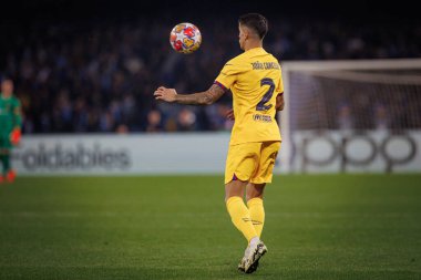 Joao Cancelo UEFA Şampiyonlar Ligi 'nde SSC Napoli ile FC Barcelona arasında oynanan 23 / 24 maçında Stadio Diego Armando Maradona, Napoli, İtalya. (Maciej Rogowski)