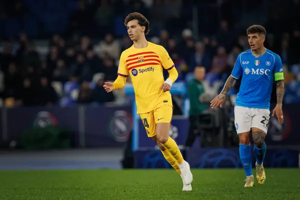 Stock image Joao Felix during UEFA  Champions League 23/24 game between SSC Napoli and FC Barcelona at Stadio Diego Armando Maradona, Naples, Italy. (Maciej Rogowski)