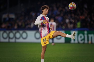 Joao Felix UEFA Şampiyonlar Ligi 'nde SSC Napoli ile FC Barcelona arasında oynanan 23 / 24 maçında Stadio Diego Armando Maradona, Napoli, İtalya. (Maciej Rogowski)