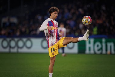 Joao Felix UEFA Şampiyonlar Ligi 'nde SSC Napoli ile FC Barcelona arasında oynanan 23 / 24 maçında Stadio Diego Armando Maradona, Napoli, İtalya. (Maciej Rogowski)