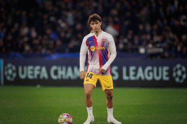 Joao Felix UEFA Şampiyonlar Ligi 'nde SSC Napoli ile FC Barcelona arasında oynanan 23 / 24 maçında Stadio Diego Armando Maradona, Napoli, İtalya. (Maciej Rogowski)