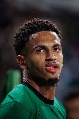 UEFA Avrupa Ligi sırasında Marcus Edwards, Portekiz 'deki Estadio Jose Alvalade' de Sporting CP ve BSC Young Boys arasında oynanan 23 / 24 maçında. (Maciej Rogowski)